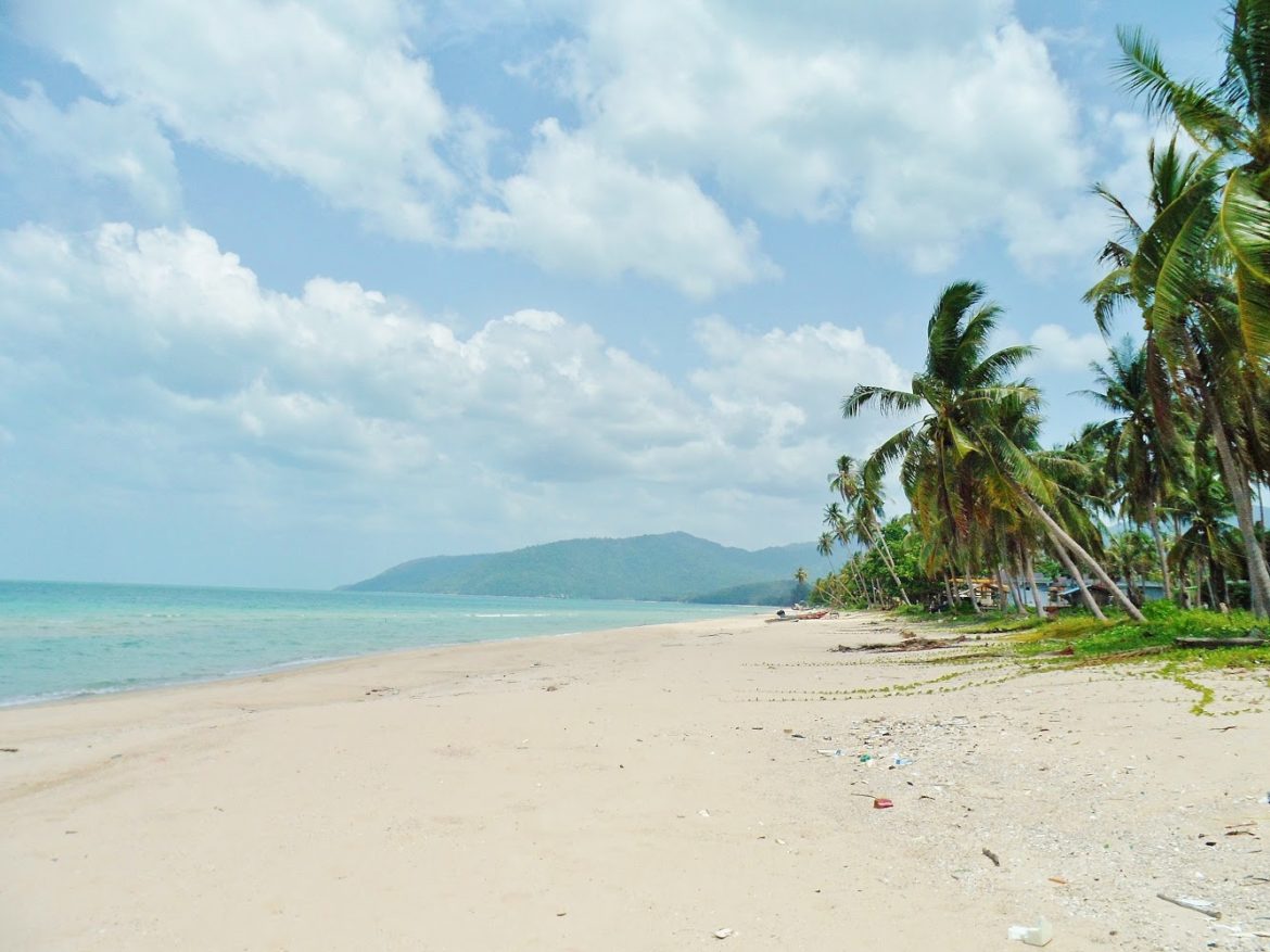 Beach in Khanom, Thailand