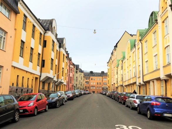 Street in Helsinki, Finland