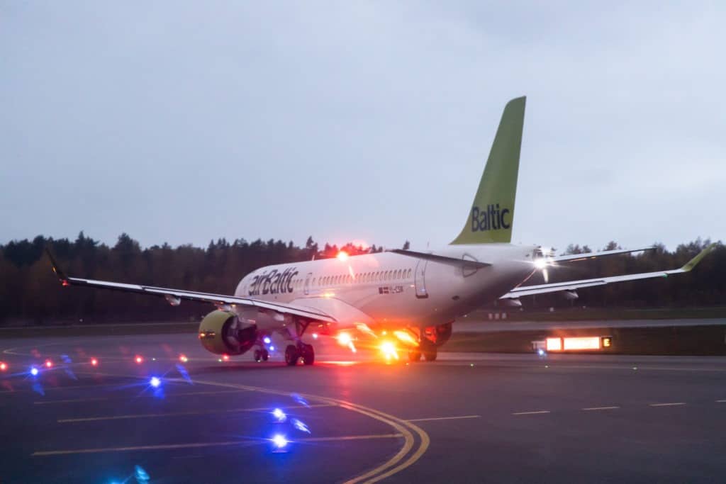 airBaltic at Riga Airport